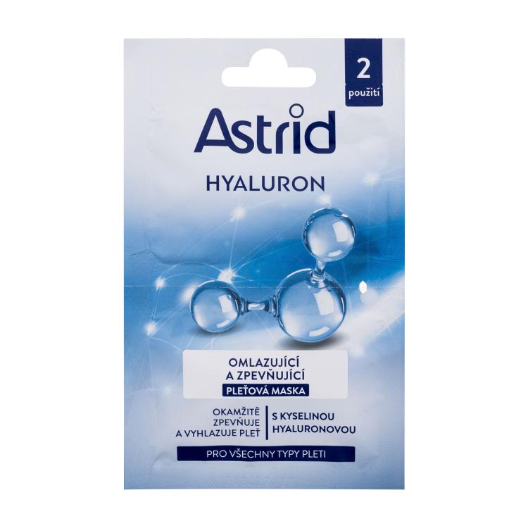 Astrid Hyaluron Rejuvenating And Firming Facial Mask Pleťová maska pro ženy 2x8 ml