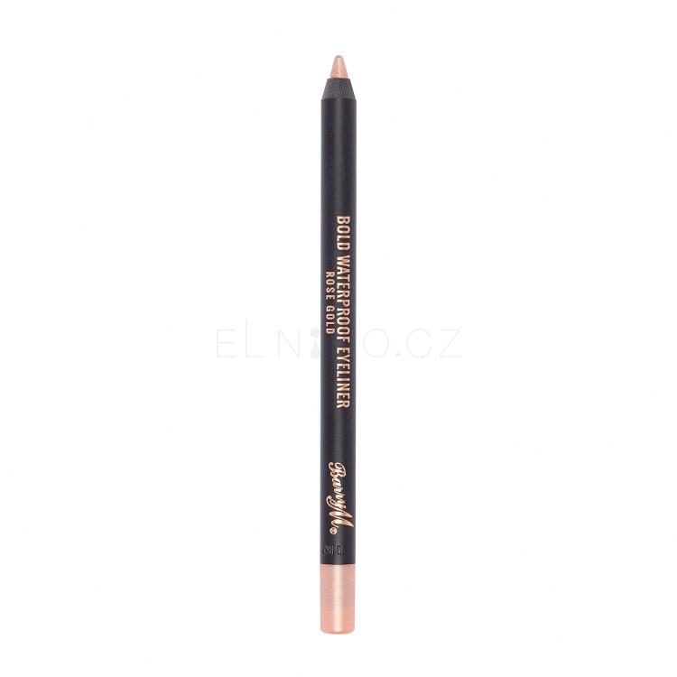 Barry M Bold Waterproof Eyeliner Tužka na oči pro ženy 1,2 g Odstín Rose Gold