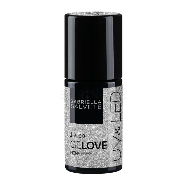 Gabriella Salvete GeLove UV &amp; LED Lak na nehty pro ženy 8 ml Odstín 17 Flitr