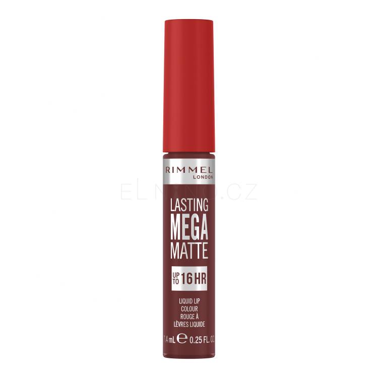 Rimmel London Lasting Mega Matte Liquid Lip Colour Rtěnka pro ženy 7,4 ml Odstín Urban Affair