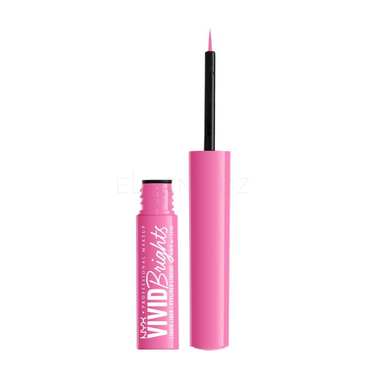 NYX Professional Makeup Vivid Brights Oční linka pro ženy 2 ml Odstín 08 Don´t Pink Twice