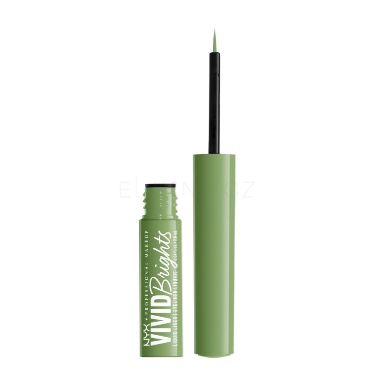 NYX Professional Makeup Vivid Brights Oční linka pro ženy 2 ml Odstín 02 Ghosted Green