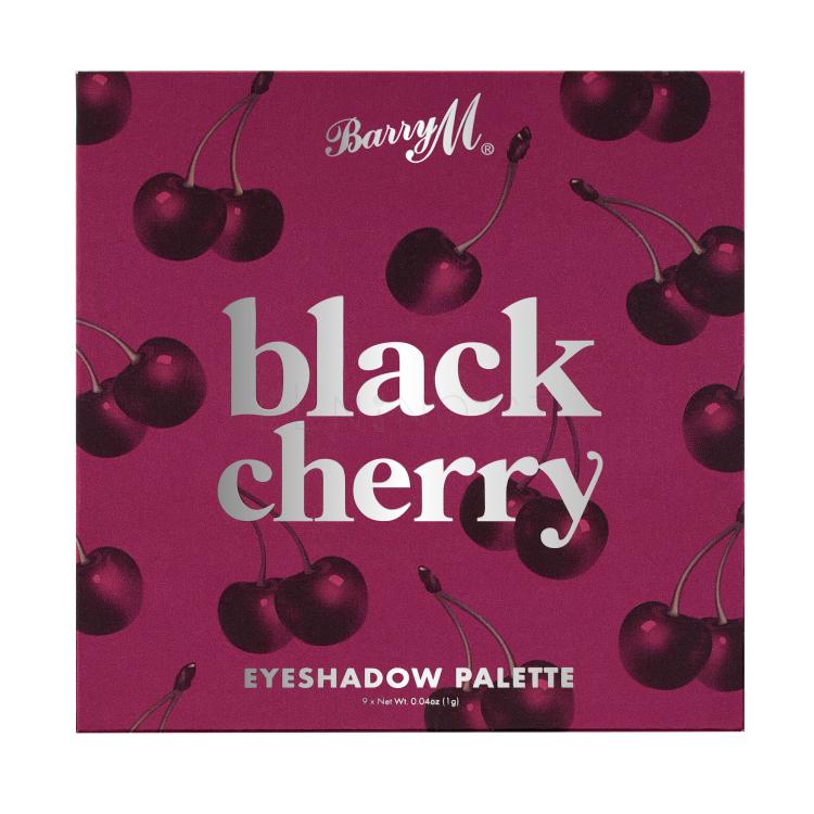 Barry M Eyeshadow Palette Black Cherry Oční stín pro ženy 9 g