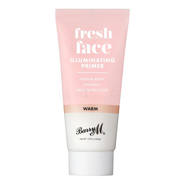 Barry M Fresh Face Illuminating Primer Báze pod make-up pro ženy 35 ml Odstín Warm