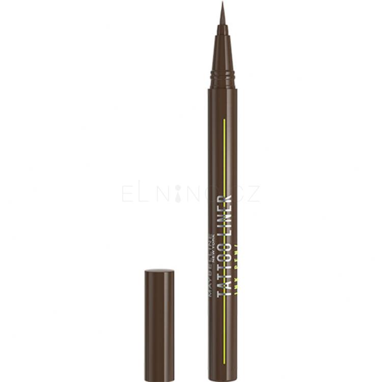 Maybelline Tattoo Liner Ink Pen Oční linka pro ženy 1 ml Odstín Brown