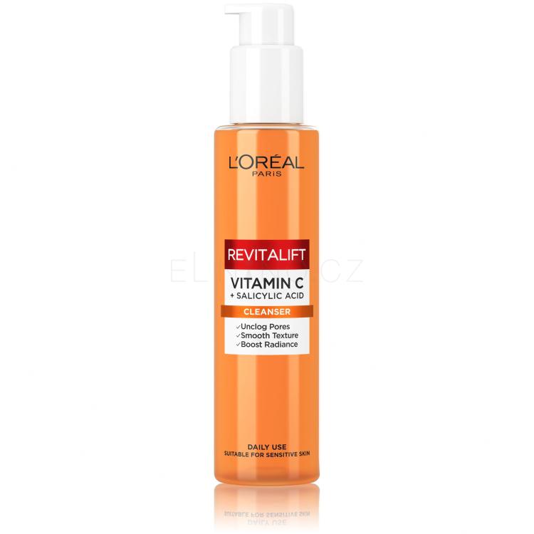 L&#039;Oréal Paris Revitalift Clinical Vitamin C + Salicylic Acid Cleanser Čisticí pěna 150 ml