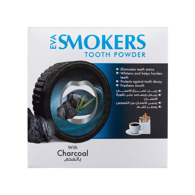 Eva Cosmetics Eva Smokers Tooth Powder With Charcoal Bělení zubů 40 g