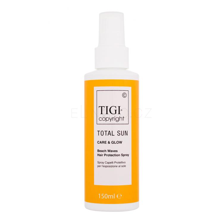 Tigi Copyright Total Sun Care &amp; Glow Beach Waves Hair Protection Spray Bezoplachová péče pro ženy 150 ml poškozený flakon