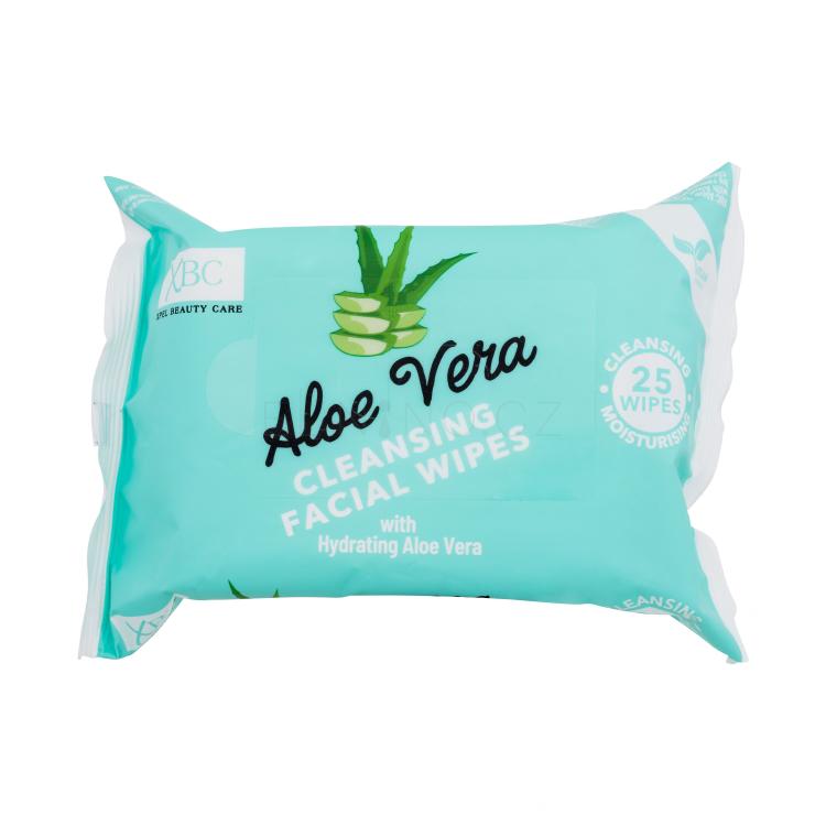 Xpel Aloe Vera Cleansing Facial Wipes Čisticí ubrousky pro ženy 25 ks poškozený obal