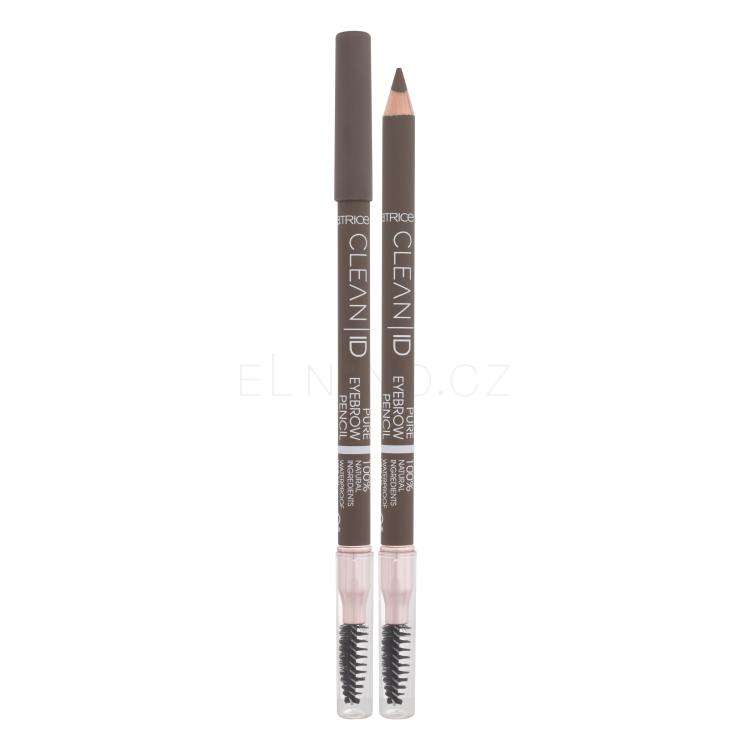 Catrice Clean ID Pure Eyebrow Pencil Tužka na obočí pro ženy 1 g Odstín 040 Ash Brown