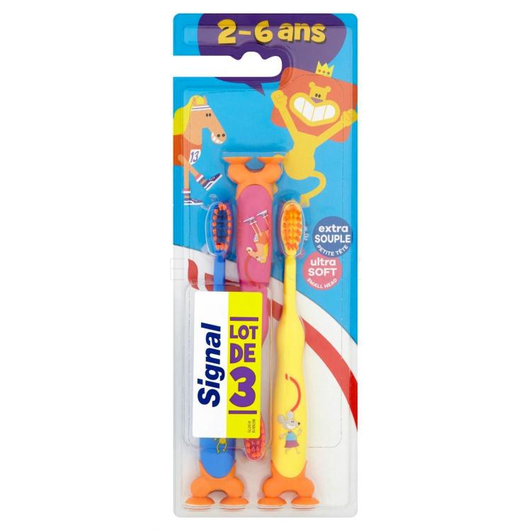 Signal Kids Ultra Soft Klasický zubní kartáček pro děti Set