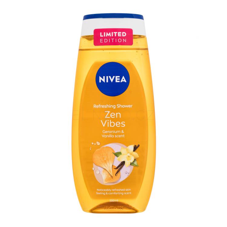 Nivea Zen Vibes Refreshing Shower Sprchový gel pro ženy 250 ml