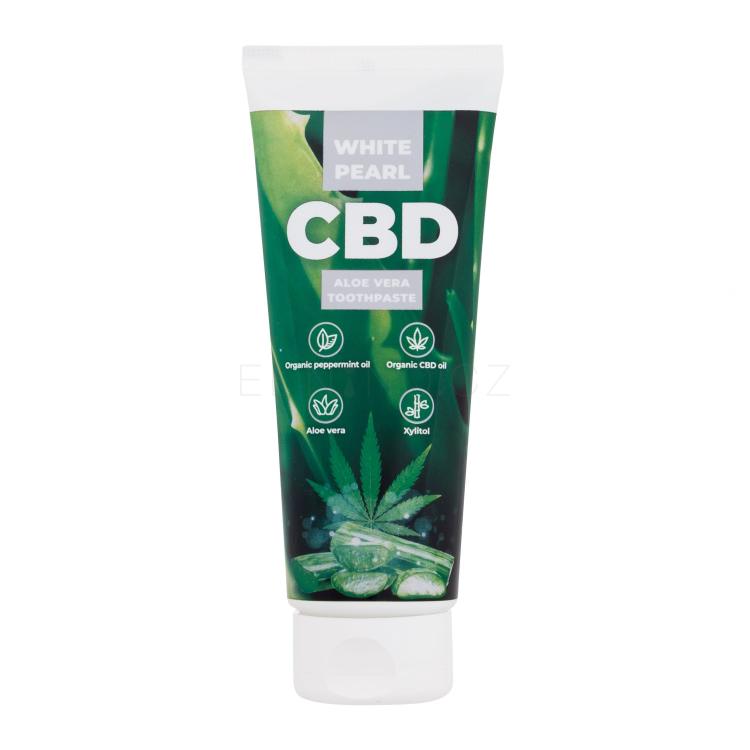 White Pearl CBD Aloe Vera Toothpaste Zubní pasta 75 ml