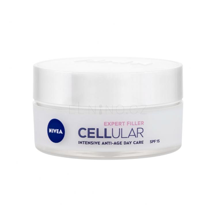 Nivea Cellular Expert Filler Intensive Anti-Age Day Care SPF15 Denní pleťový krém pro ženy 50 ml poškozená krabička