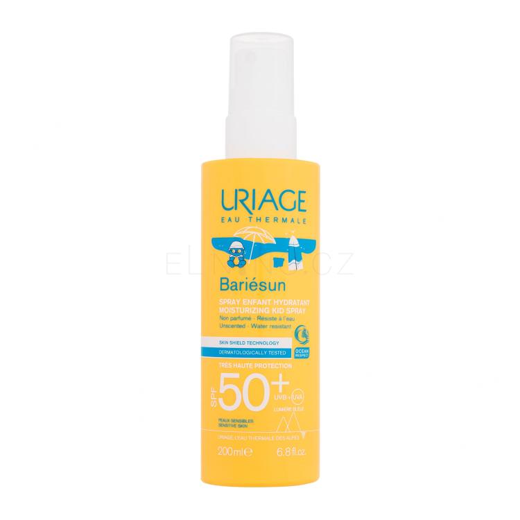 Uriage Bariésun Moisturizing Kid Spray SPF50+ Opalovací přípravek na tělo pro děti 200 ml