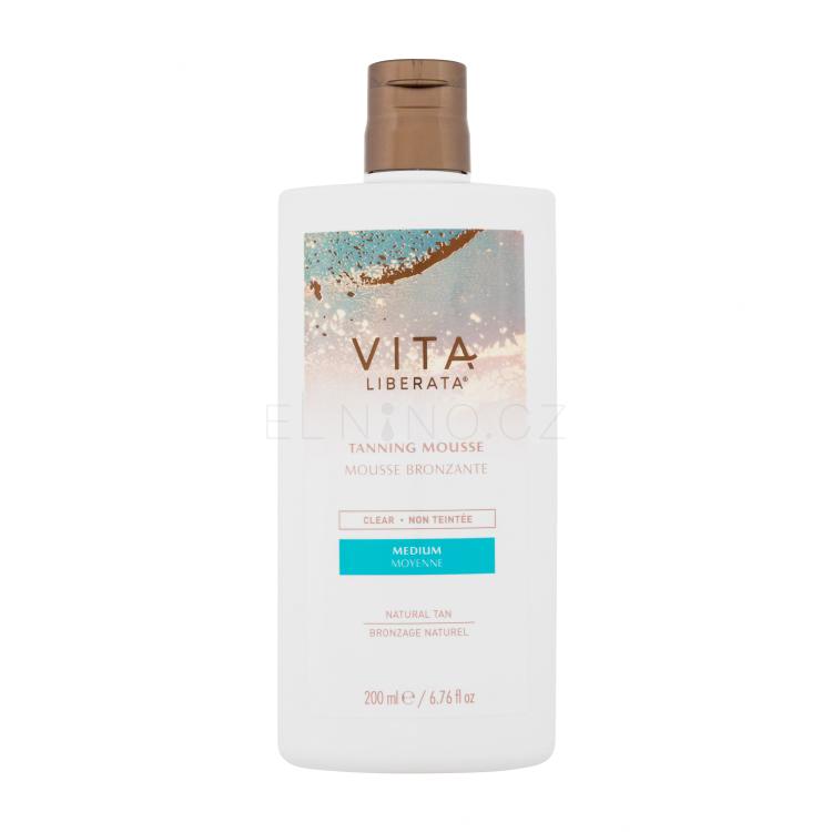 Vita Liberata Tanning Mousse Clear Samoopalovací přípravek pro ženy 200 ml Odstín Medium poškozená krabička