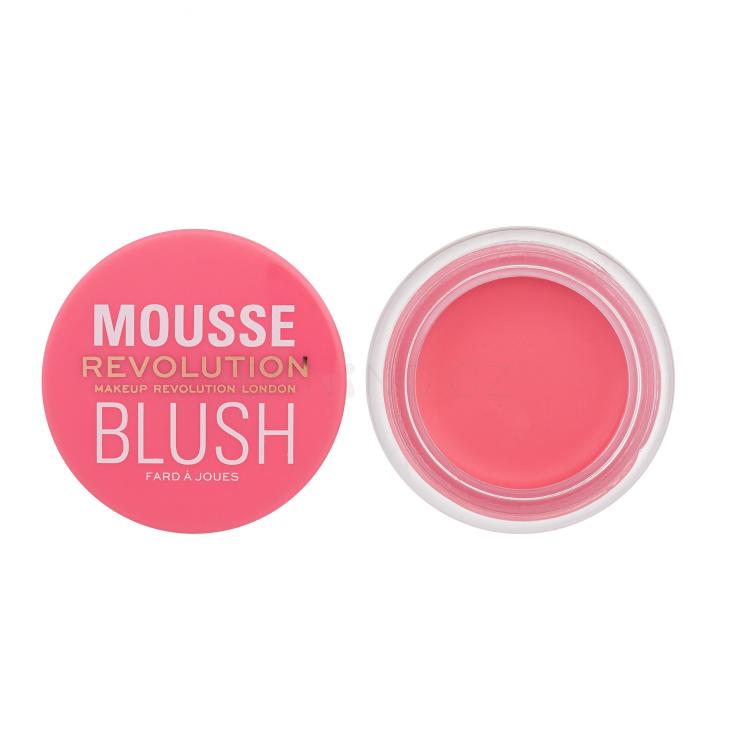 Makeup Revolution London Mousse Blush Tvářenka pro ženy 6 g Odstín Squeeze Me Soft Pink