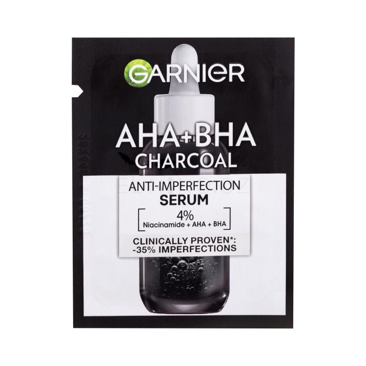 Garnier Pure Active AHA + BHA Charcoal Serum Pleťové sérum 1,5 ml