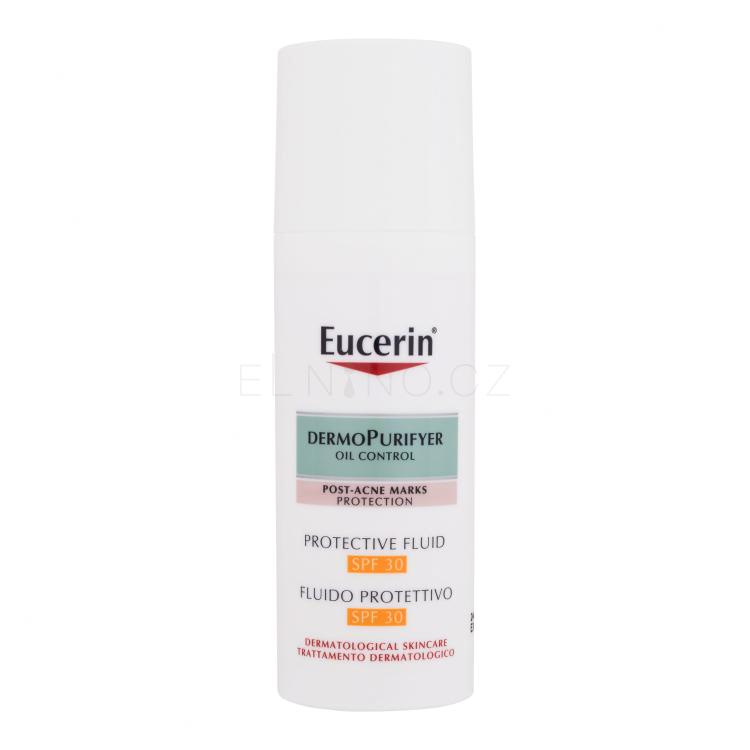 Eucerin DermoPurifyer Oil Control Protective Fluid SPF30 Denní pleťový krém pro ženy 50 ml