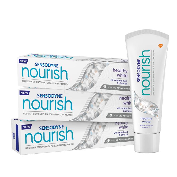 Sensodyne Nourish Healthy White Trio Zubní pasta Set