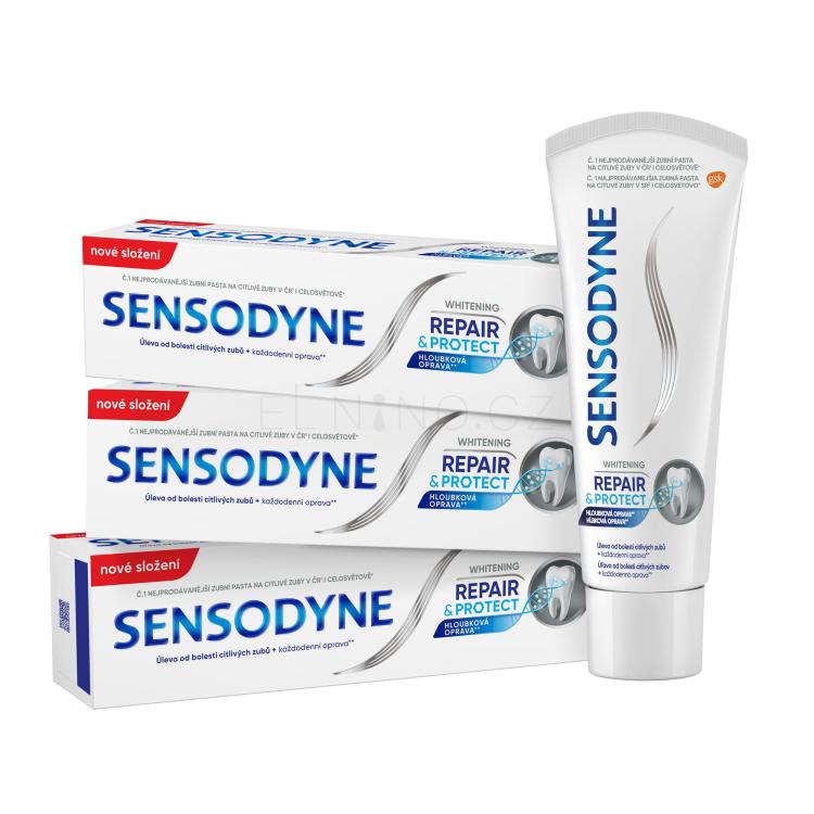 Sensodyne Repair &amp; Protect Whitening Trio Zubní pasta Set