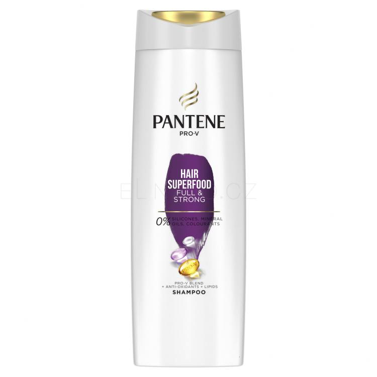 Pantene Superfood Full &amp; Strong Shampoo Šampon pro ženy 400 ml