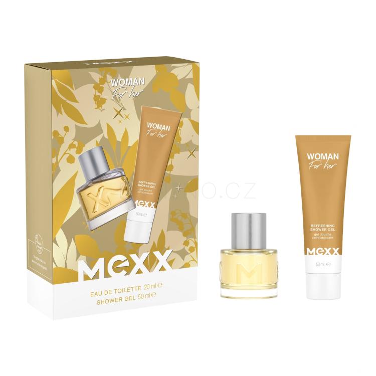 Mexx Woman Dárková kazeta toaletní voda 20 ml + sprchový gel 50ml