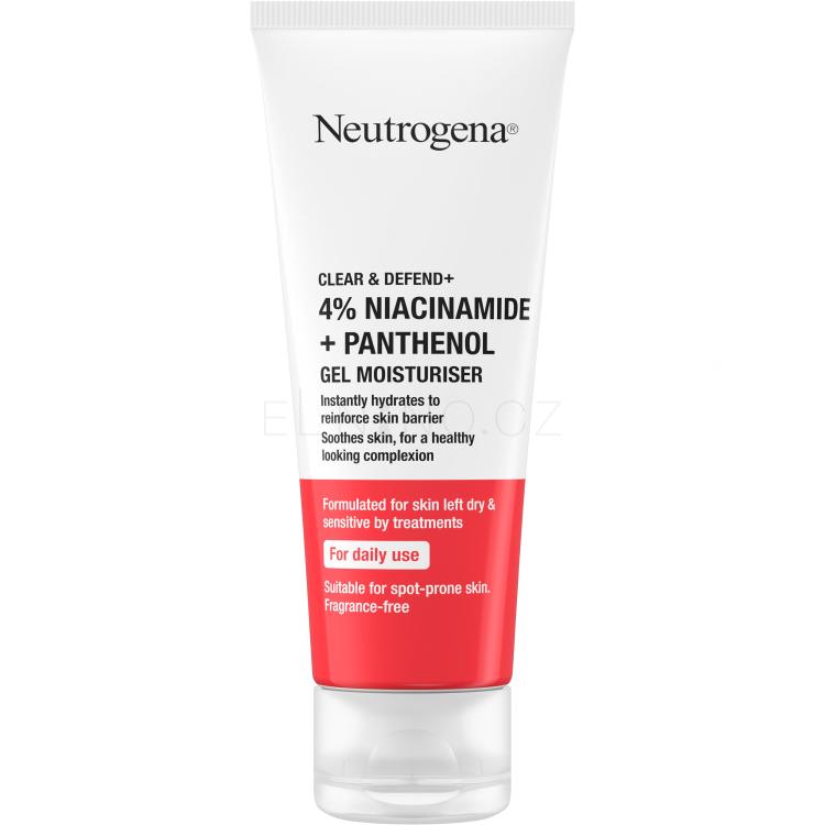 Neutrogena Clear &amp; Defend+ Gel Moisturiser Pleťový gel 50 ml