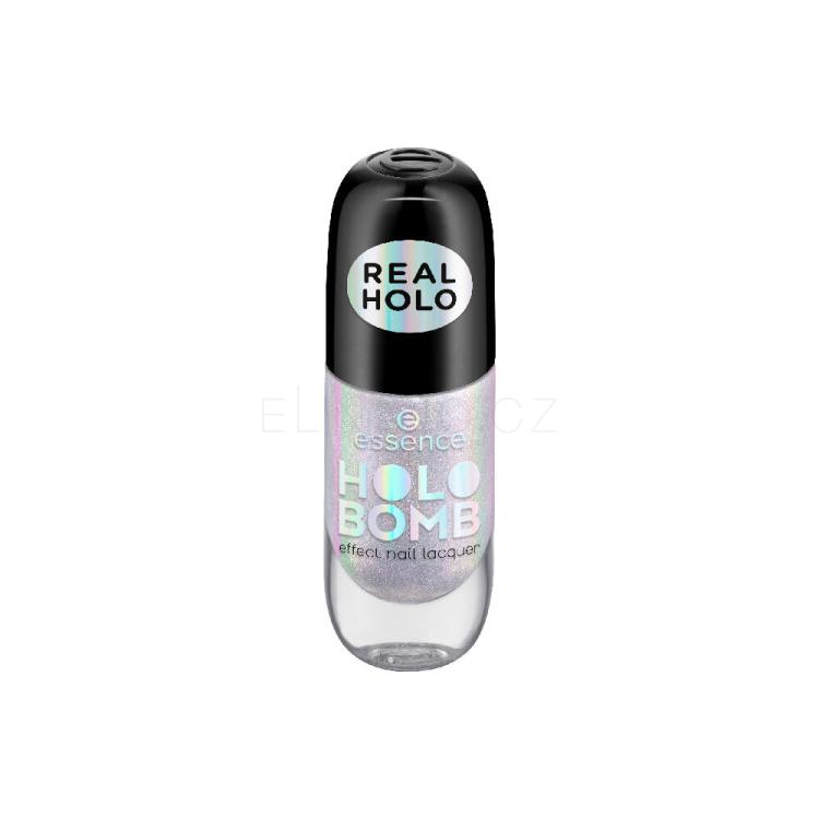 Essence Holo Bomb Lak na nehty pro ženy 8 ml Odstín 01 Ridin&#039; Holo