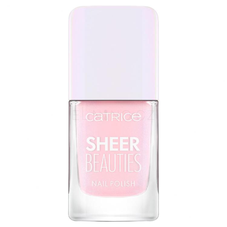 Catrice Sheer Beauties Nail Polish Lak na nehty pro ženy 10,5 ml Odstín 040 Fluffy Cotton Candy