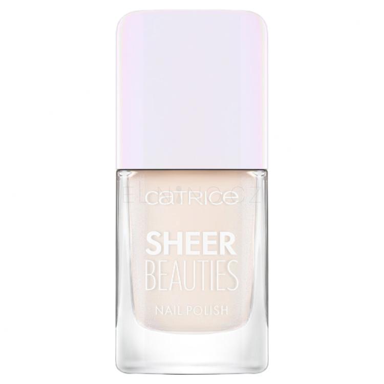 Catrice Sheer Beauties Nail Polish Lak na nehty pro ženy 10,5 ml Odstín 010 Milky Not Guilty