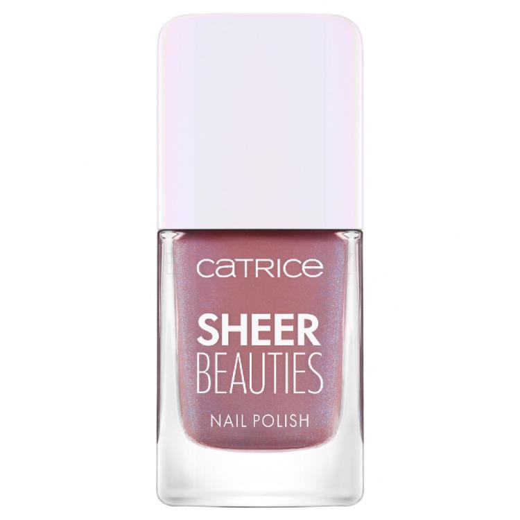 Catrice Sheer Beauties Nail Polish Lak na nehty pro ženy 10,5 ml Odstín 080 To Be ContiNUDEd