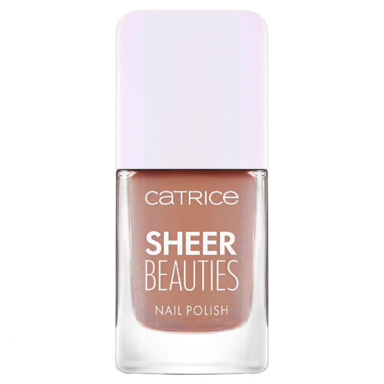 Catrice Sheer Beauties Nail Polish Lak na nehty pro ženy 10,5 ml Odstín 060 Love You Latte