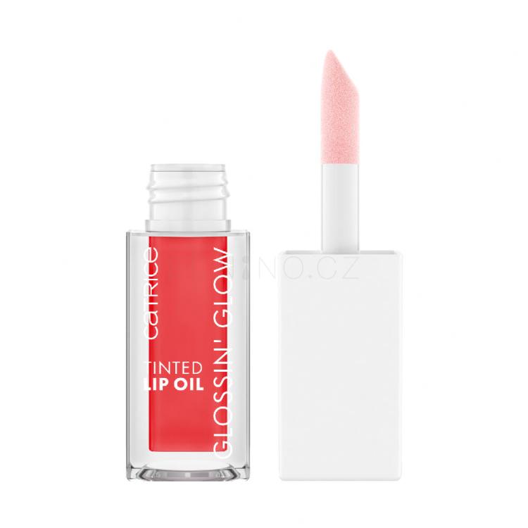 Catrice Glossin&#039; Glow Tinted Lip Oil Olej na rty pro ženy 4 ml Odstín 020 Drama Mama