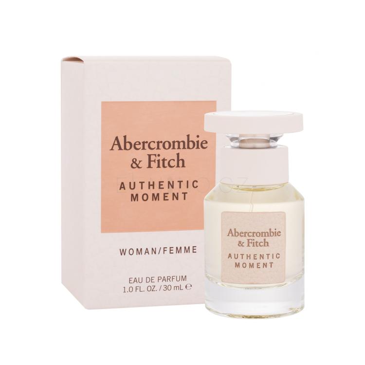 Abercrombie &amp; Fitch Authentic Moment Parfémovaná voda pro ženy 30 ml poškozená krabička