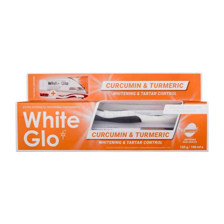 White Glo Curcumin &amp; Turmeric Zubní pasta Set