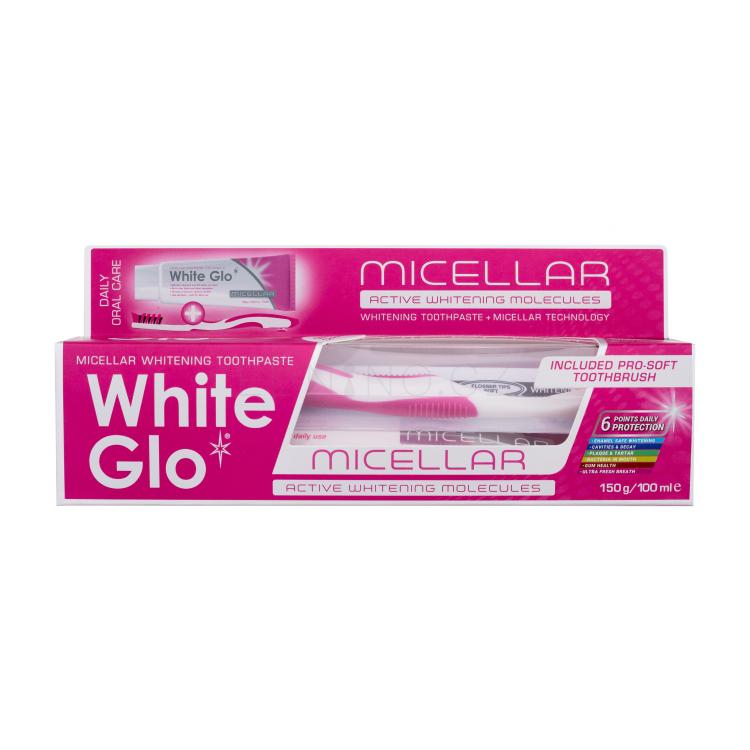 White Glo Micellar Zubní pasta Set