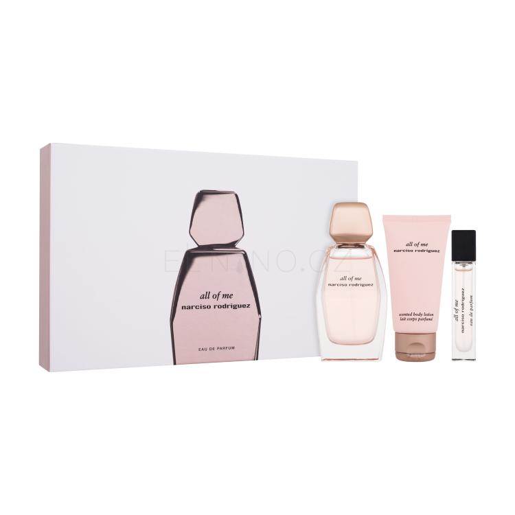 Narciso Rodriguez All Of Me Dárková kazeta parfémovaná voda 90 ml + parfémovaná voda 10 ml + tělové mléko 50 ml