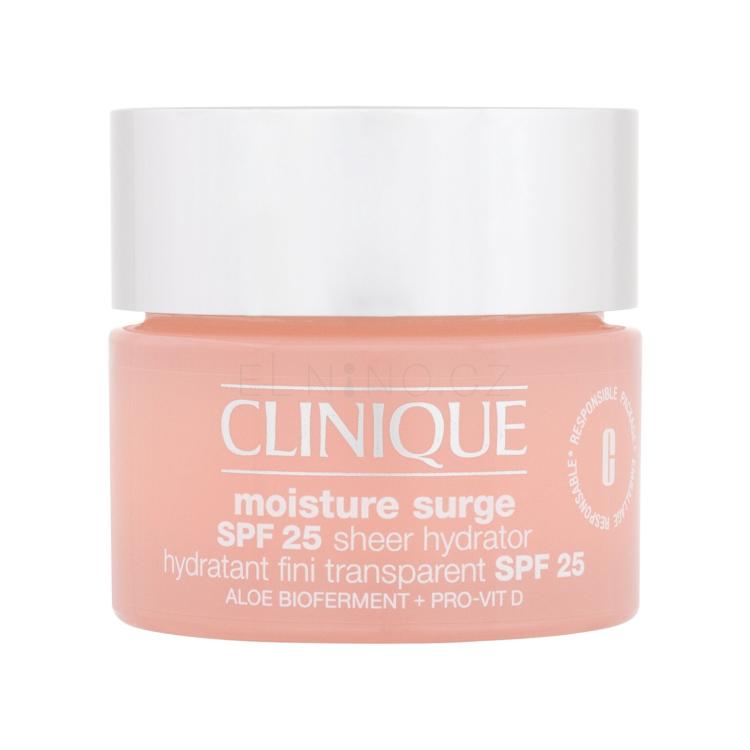 Clinique Moisture Surge Sheer Hydrator SPF25 Denní pleťový krém pro ženy 50 ml