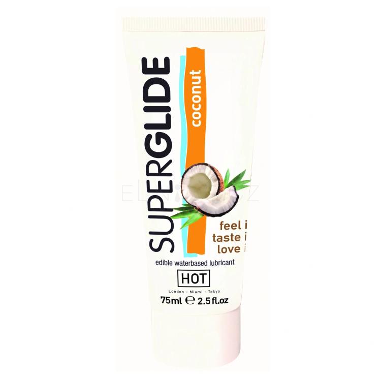 Hot SuperGlide Coconut Lubrikační gel 75 ml