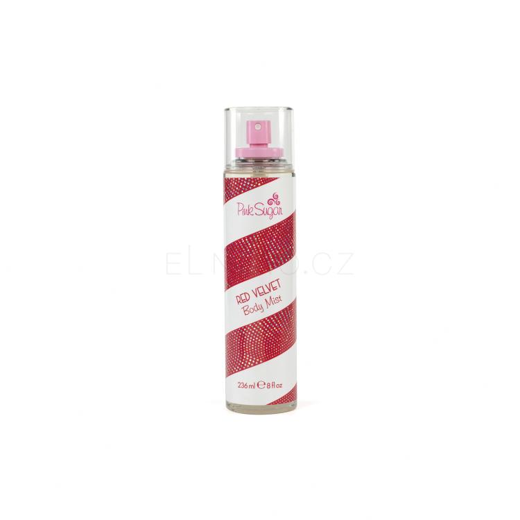 Pink Sugar Red Velvet Tělový sprej pro ženy 236 ml