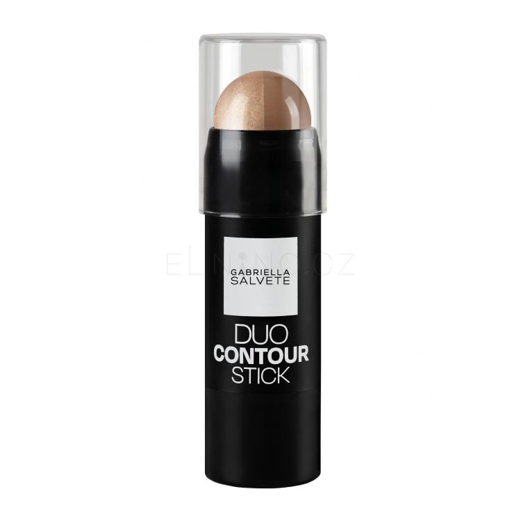 Gabriella Salvete Duo Contour Stick Rozjasňovač pro ženy 7,6 g Odstín 01