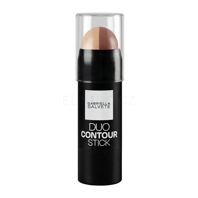 Gabriella Salvete Duo Contour Stick Rozjasňovač pro ženy 7,6 g Odstín 02