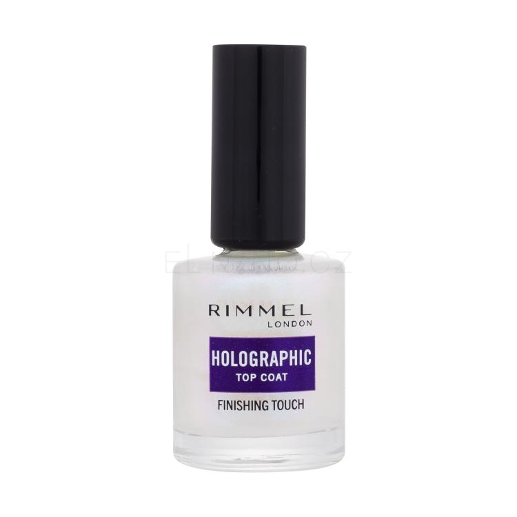 Rimmel London Holographic Top Coat Lak na nehty pro ženy 12 ml