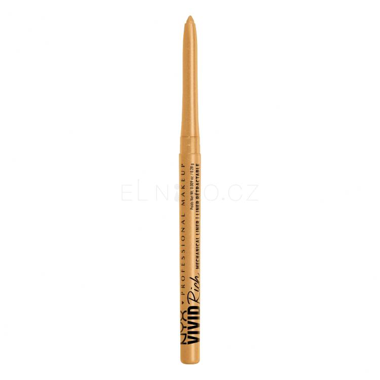 NYX Professional Makeup Vivid Rich Mechanical Liner Tužka na oči pro ženy 0,28 g Odstín 01 Amber Stunner