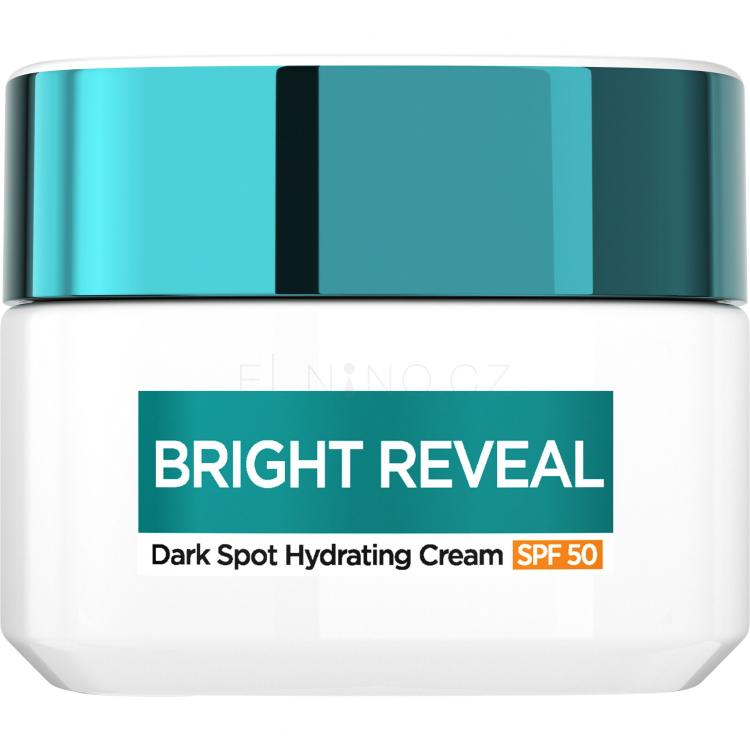 L&#039;Oréal Paris Bright Reveal Dark Spot Hydrating Cream SPF50 Denní pleťový krém 50 ml