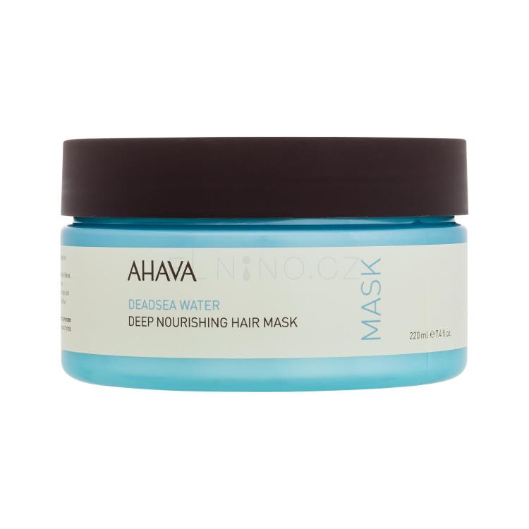 AHAVA Deadsea Water Deep Nourishing Hair Mask Maska na vlasy pro ženy 220 ml