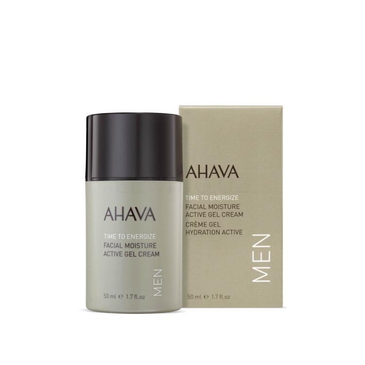 AHAVA Men Time To Energize Facial Moisture Active Gel Cream Denní pleťový krém pro muže 50 ml