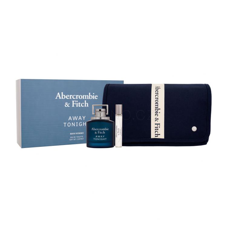 Abercrombie &amp; Fitch Away Tonight Dárková kazeta toaletní voda 100 ml + toaletní voda 15 ml + kosmetická taštička poškozená krabička