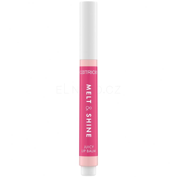 Catrice Melt &amp; Shine Juicy Lip Balm Balzám na rty pro ženy 1,3 g Odstín 060 Malibu Barbie